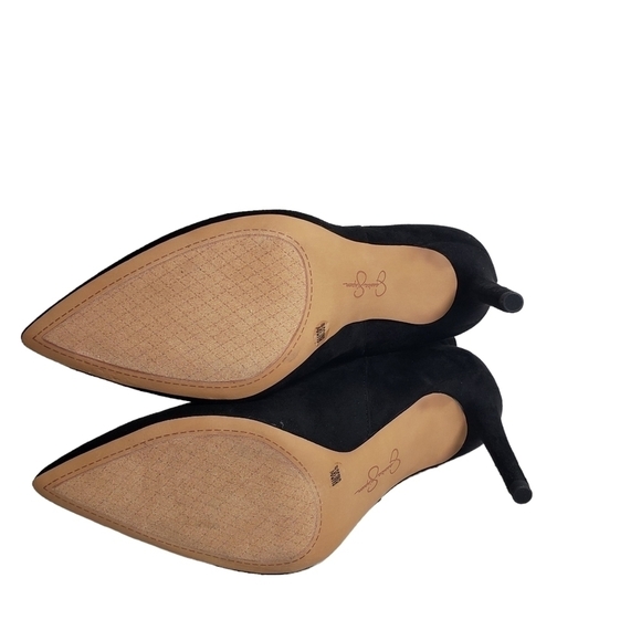 Jessica Simpson Lerona Pointed-Toe Supreme Micro suede Dress Booties Sz 8M - Picture 9 of 13